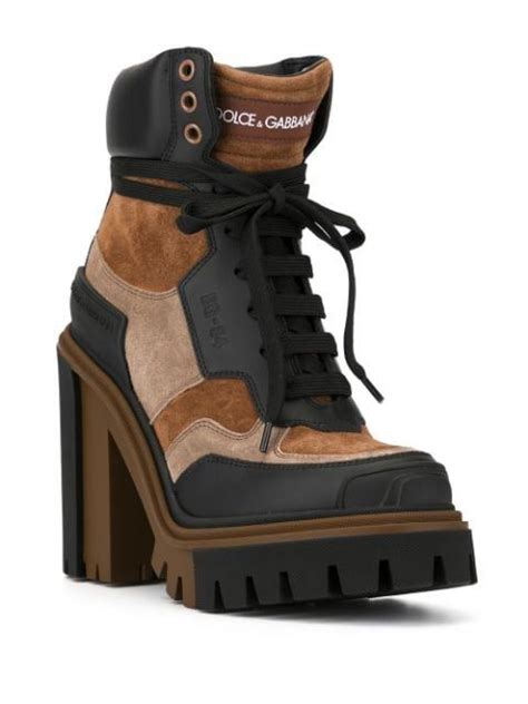 dolce and gabbana platform boots